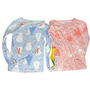 NEW Carter’s Pajama Set 3T – 2 Tops & 2 Bottoms Matching Winter Set